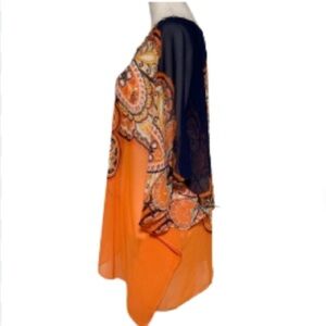 EUC Susan Graver Artisan Sheer Kaftan Size Medium